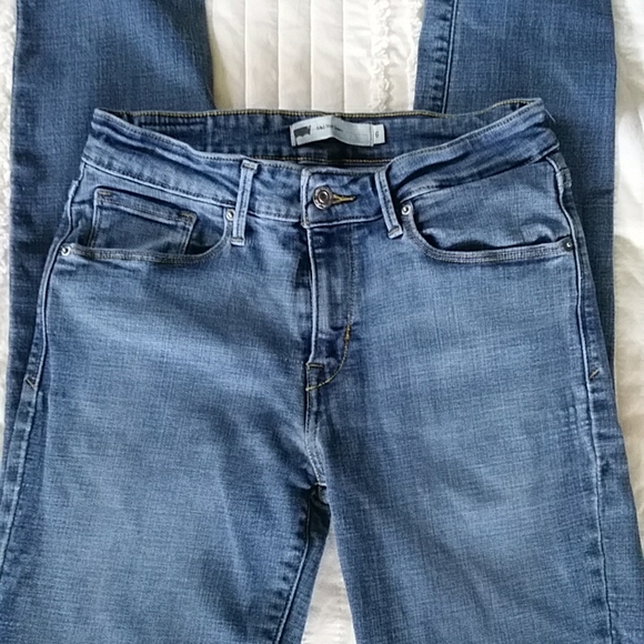 Levi's Mid-Rise Skinny Jeans Blue 6M - Picture 6 of 16